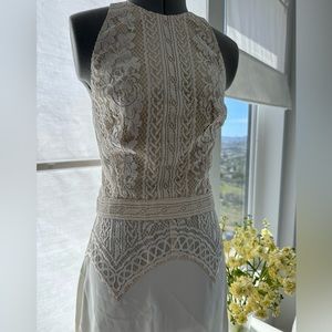 Lover The Label Commune Cream Lace Dress $795